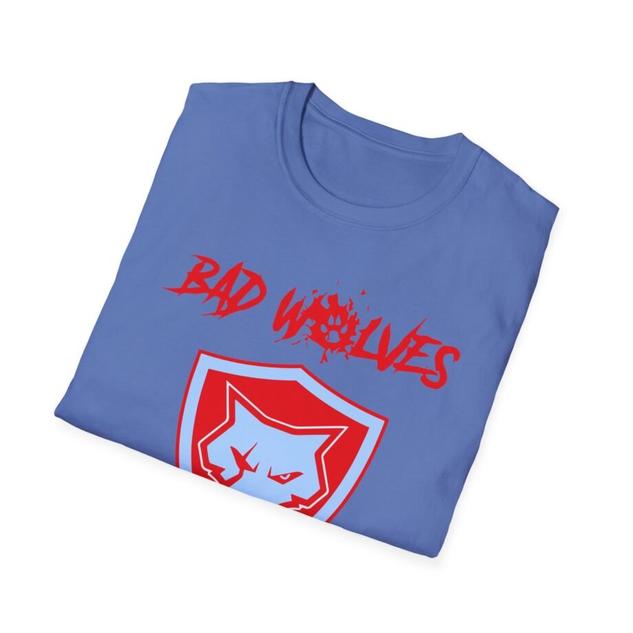 Bad Wolves Shield Blue Unisex Softstyle T-Shirt