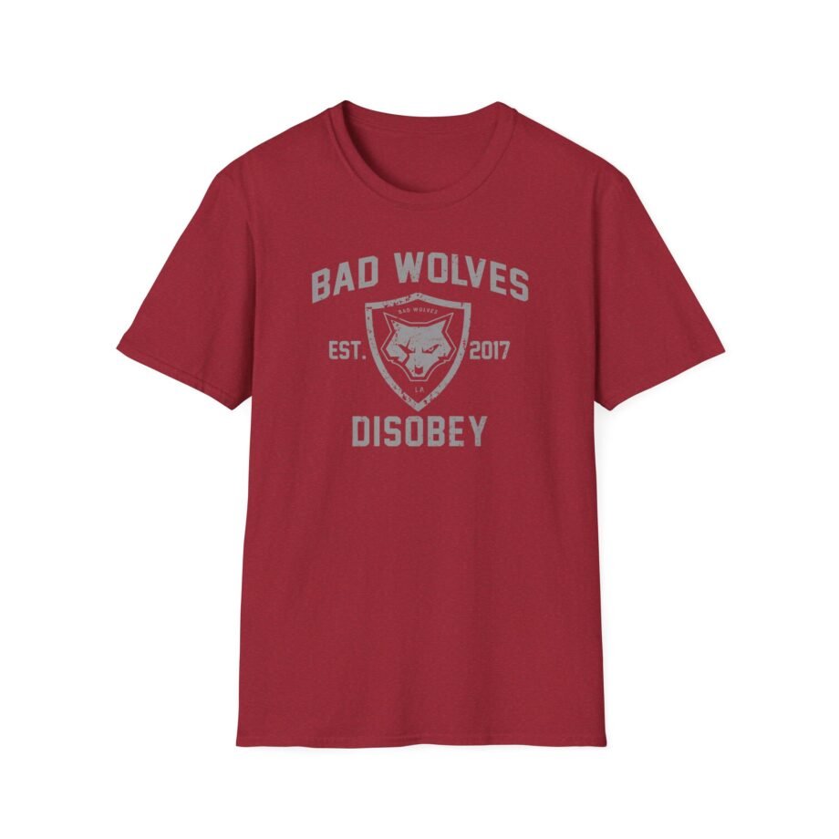 Bad Wolves Disobey Athletic Unisex Softstyle T-Shirt