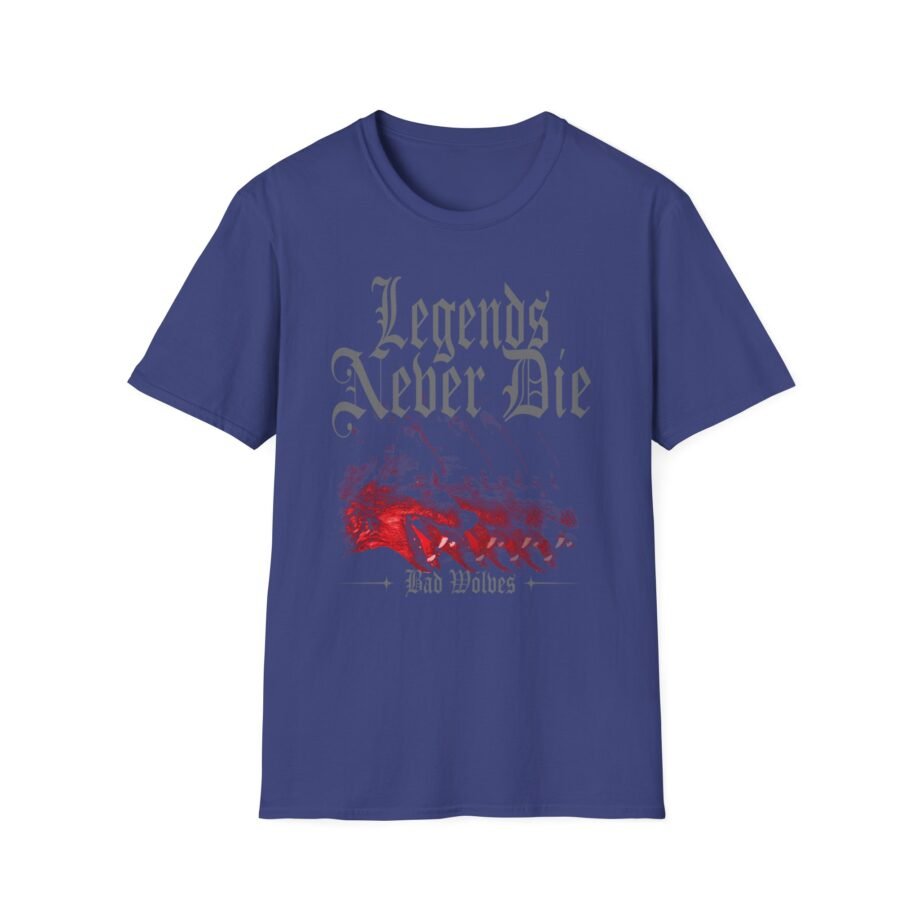 Bad Wolves Legends Never Die Unisex Softstyle T-Shirt