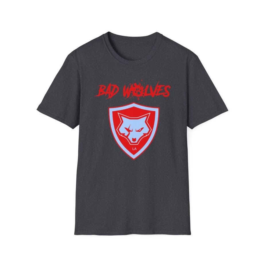 Bad Wolves Shield Blue Unisex Softstyle T-Shirt
