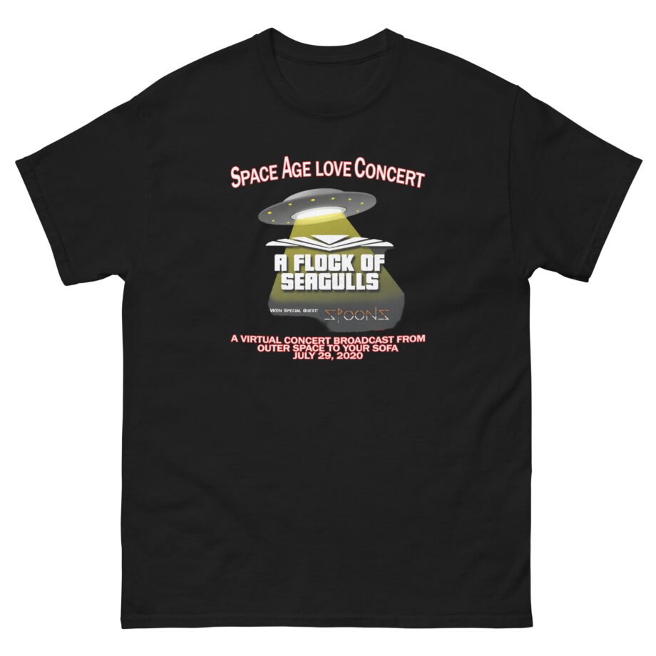 A Flock of Seagulls Space Age Love Concert Unisex classic tee