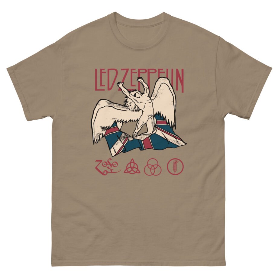 Jimmy Page Led Zeppelin Icarus & Union Jack Unisex classic tee