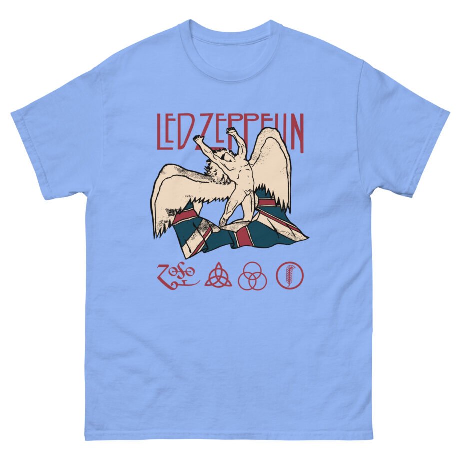 Jimmy Page Led Zeppelin Icarus & Union Jack Unisex classic tee