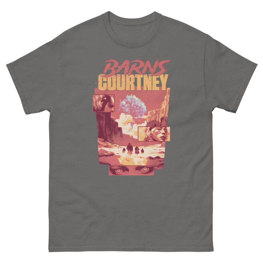 Barns Courtney Nomads on Burgundy Unisex classic tee