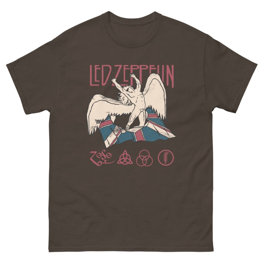 Jimmy Page Led Zeppelin Icarus & Union Jack Unisex classic tee