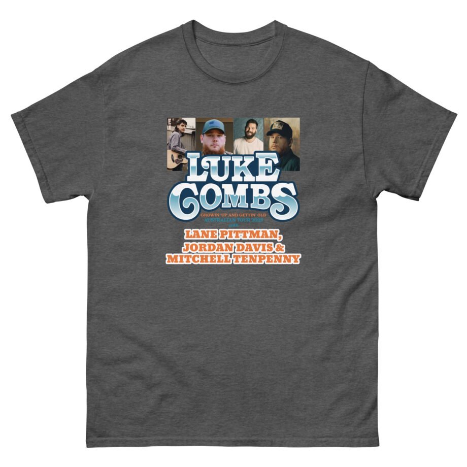 Luke Combs Growin Up and Gettin Old Australia Tour Unisex classic tee