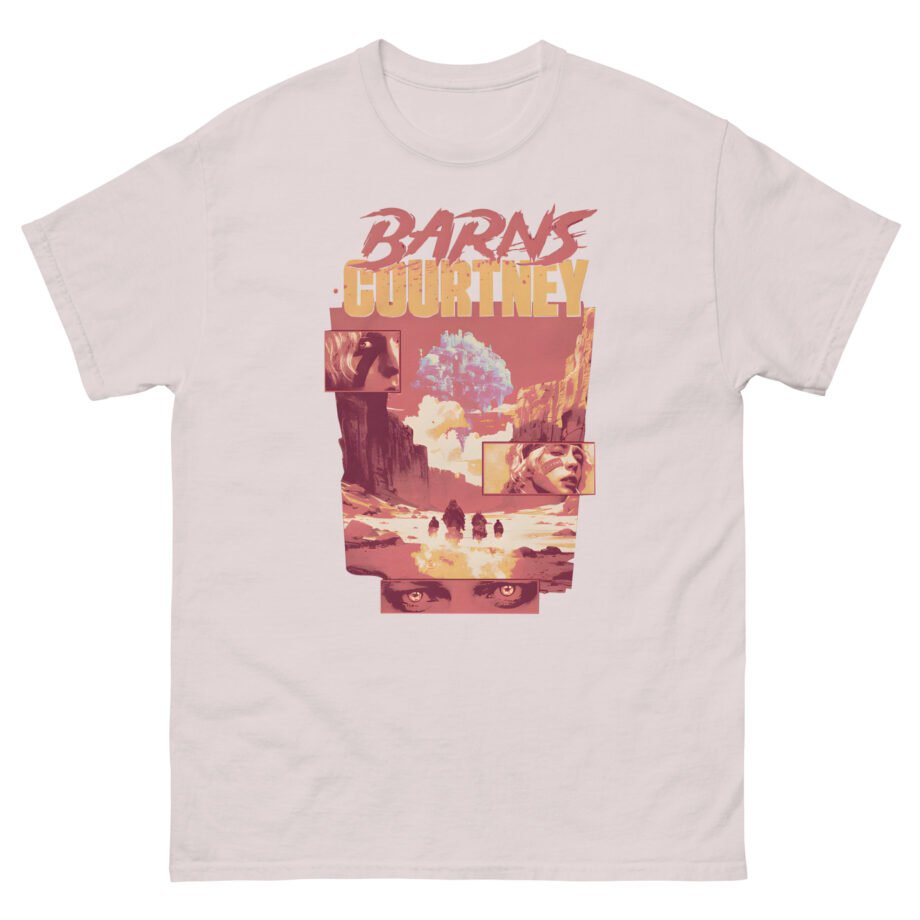 Barns Courtney Nomads on Burgundy Unisex classic tee
