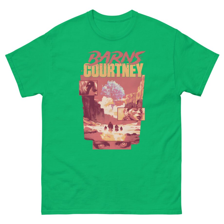 Barns Courtney Nomads on Burgundy Unisex classic tee