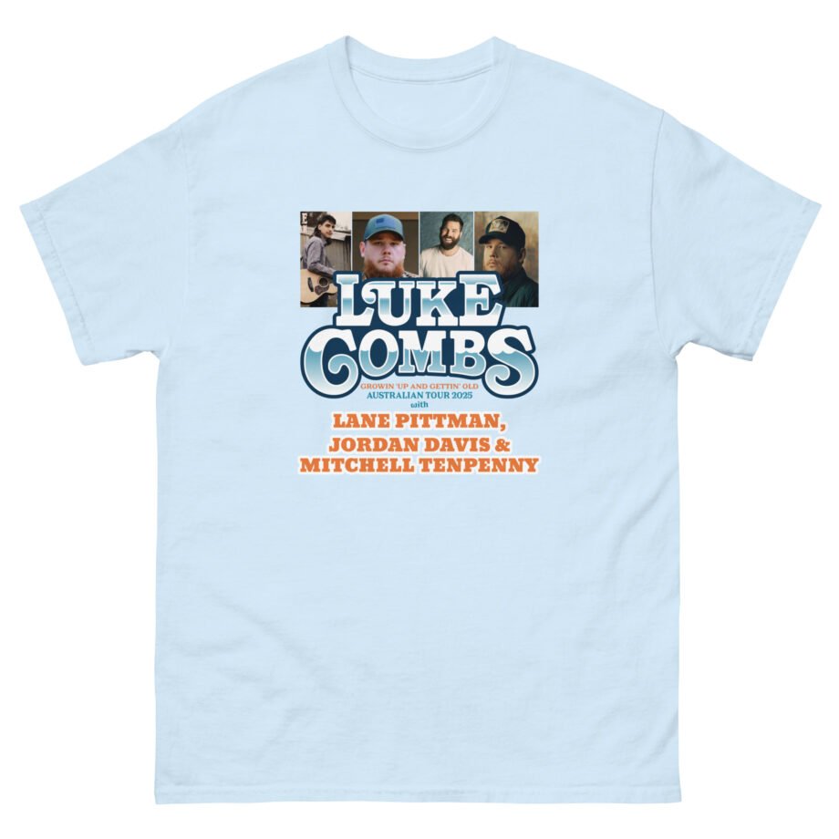 Luke Combs Growin Up and Gettin Old Australia Tour Unisex classic tee