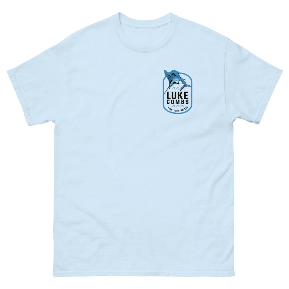 Luke Combs Fish Your Waters Sailfish Unisex classic tee