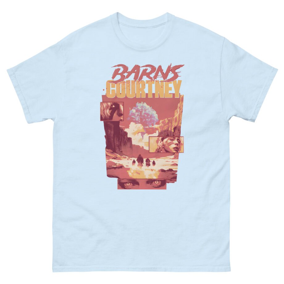Barns Courtney Nomads on Burgundy Unisex classic tee