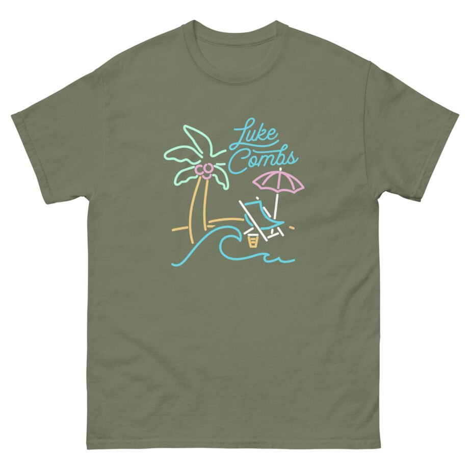 Luke Combs Neon Beach Unisex classic tee