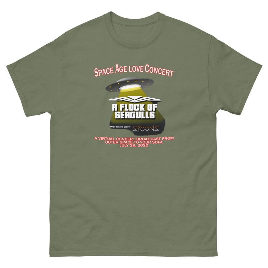A Flock of Seagulls Space Age Love Concert Unisex classic tee