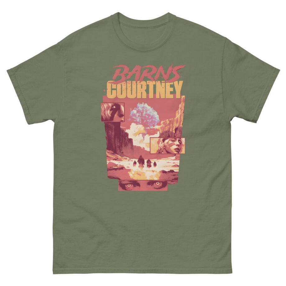 Barns Courtney Nomads on Burgundy Unisex classic tee