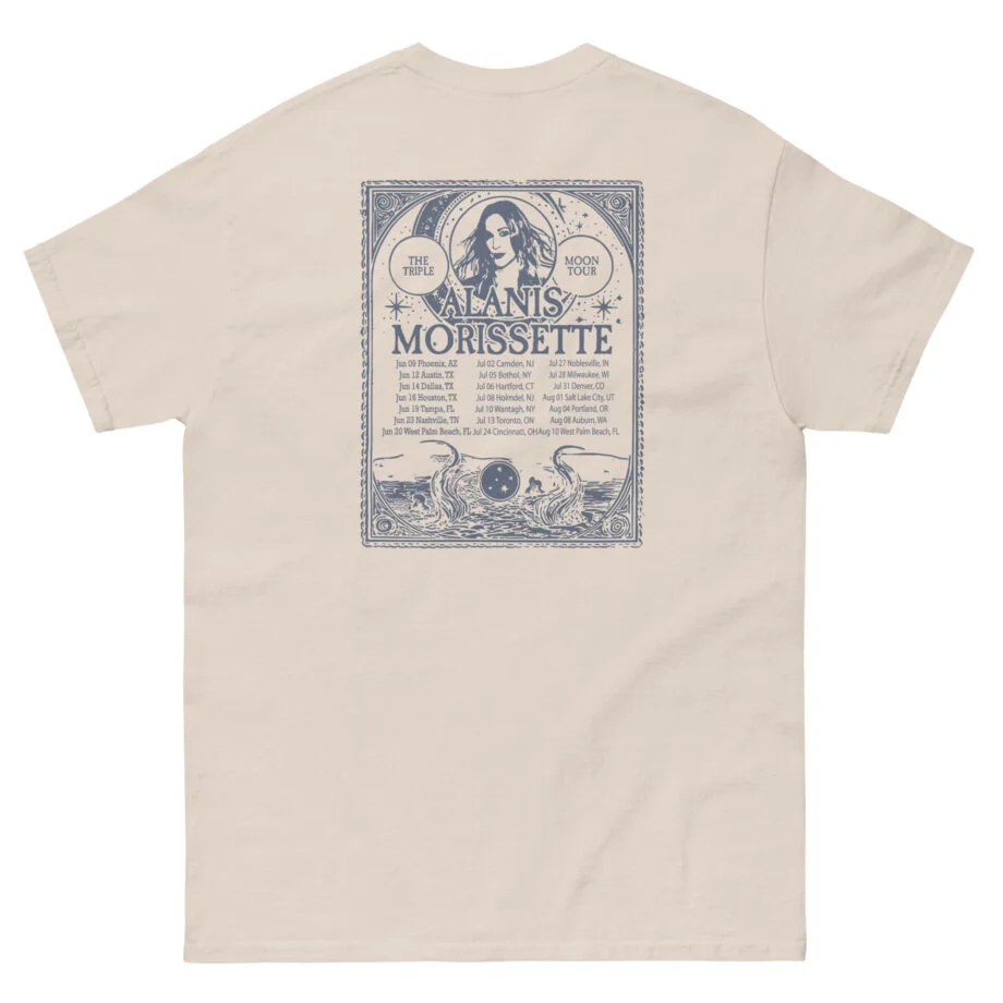 Alanis Morissette The Teple Moon Tour Unisex classic tee