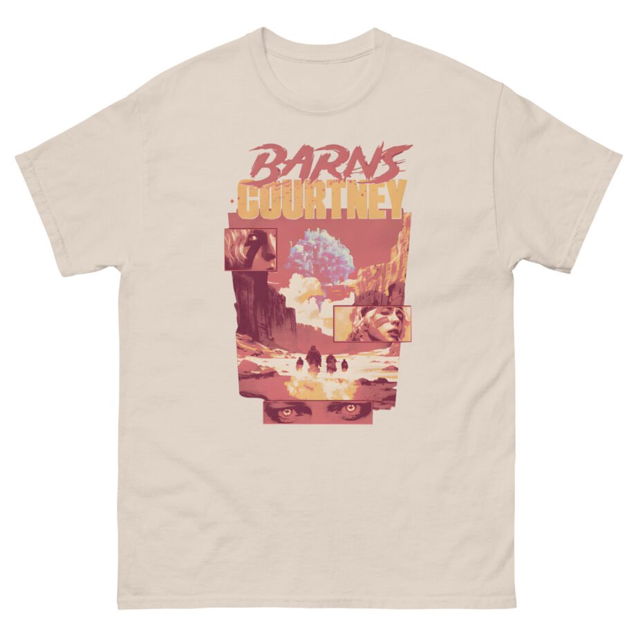Barns Courtney Nomads on Burgundy Unisex classic tee