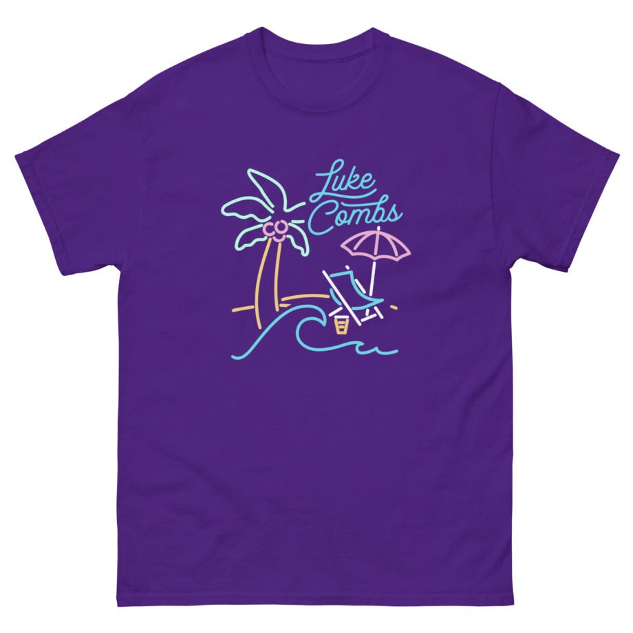 Luke Combs Neon Beach Unisex classic tee