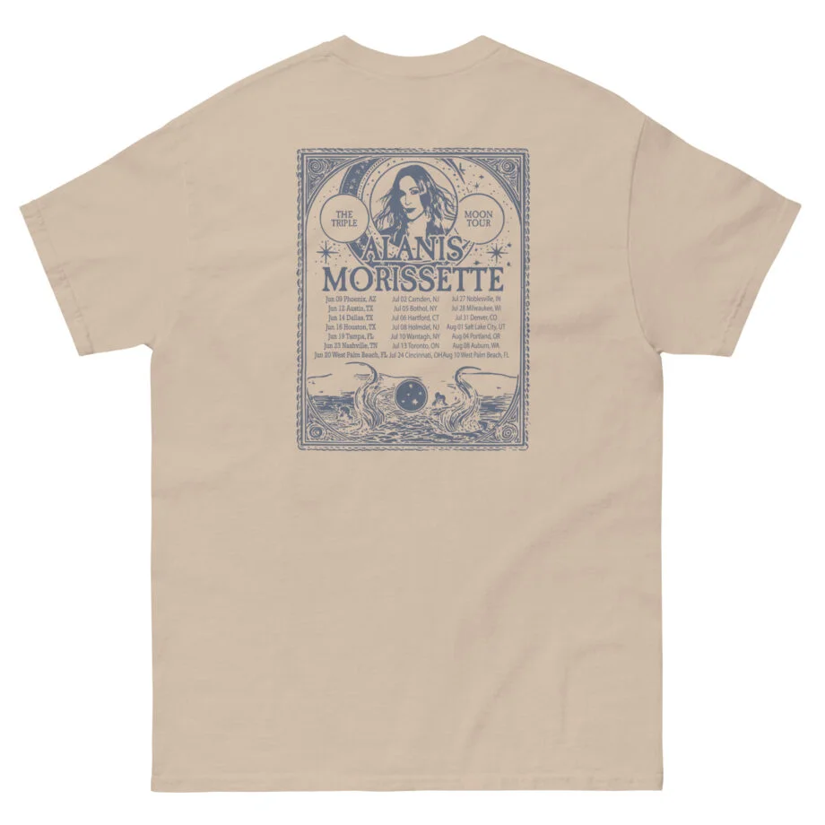 Alanis Morissette The Teple Moon Tour Unisex classic tee