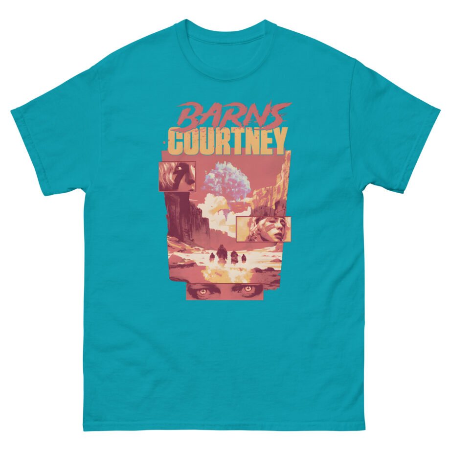 Barns Courtney Nomads on Burgundy Unisex classic tee