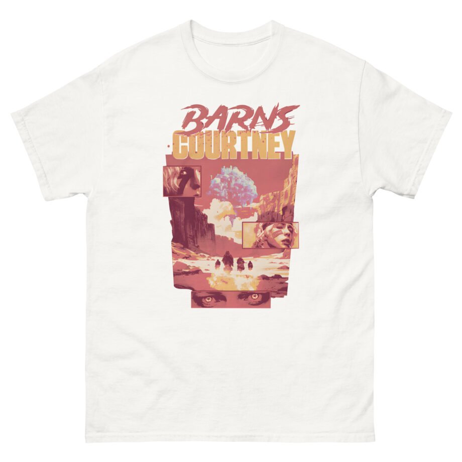 Barns Courtney Nomads on Burgundy Unisex classic tee