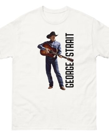 George Strait Heather Denim Silhouette Unisex classic tee