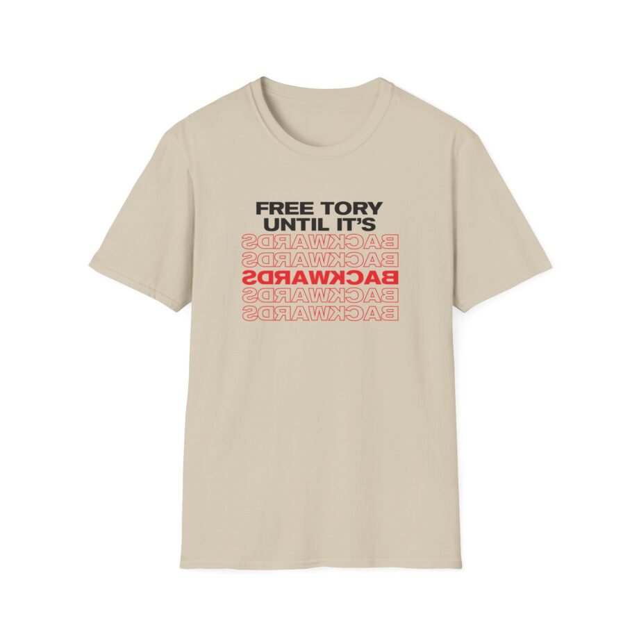 Tory Lanez Free Tory Backwards Unisex Softstyle T-Shirt