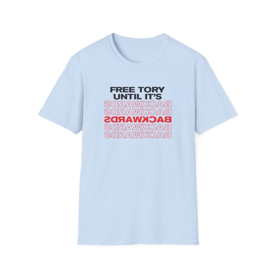 Tory Lanez Free Tory Backwards Unisex Softstyle T-Shirt
