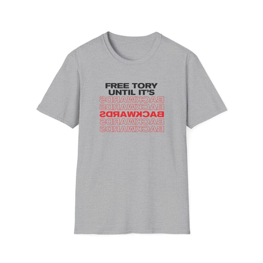 Tory Lanez Free Tory Backwards Unisex Softstyle T-Shirt