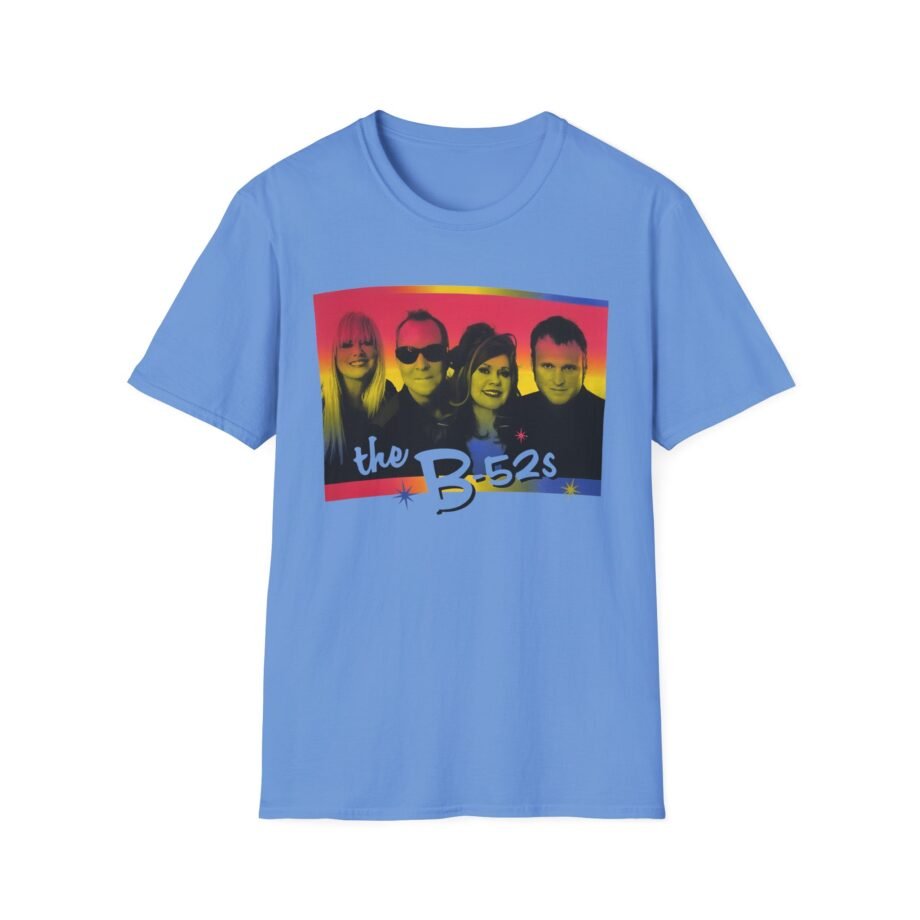 The B 52s Group Photo Love Shack Rainbow  Unisex Softstyle T-Shirt