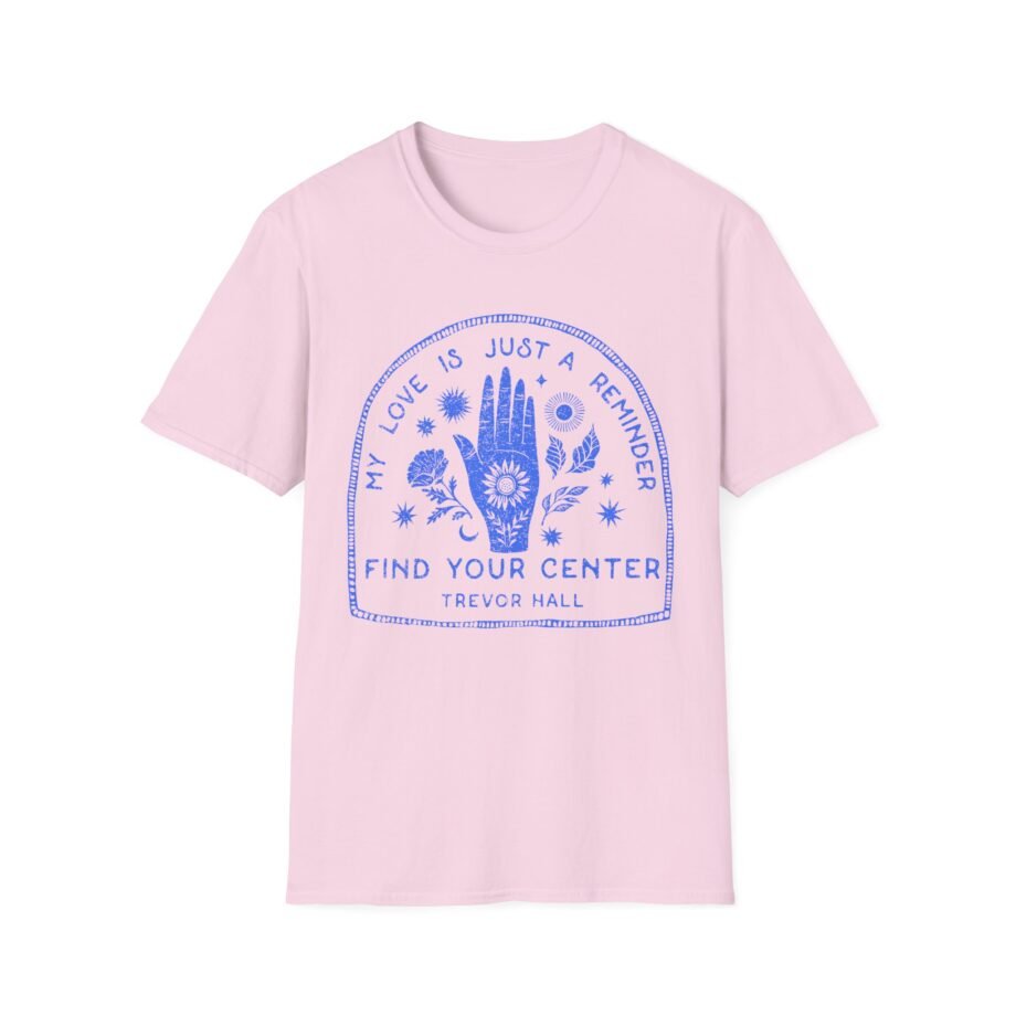 Trevor Hall Find Your Center Unisex Softstyle T-Shirt
