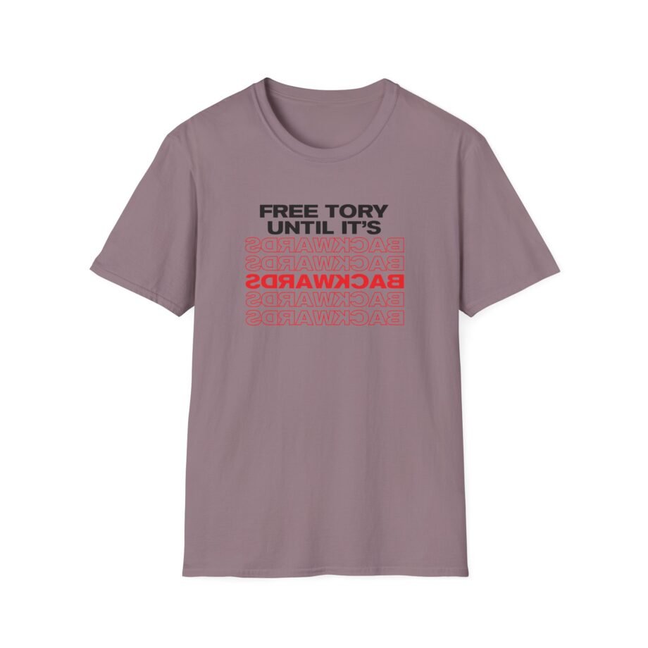 Tory Lanez Free Tory Backwards Unisex Softstyle T-Shirt
