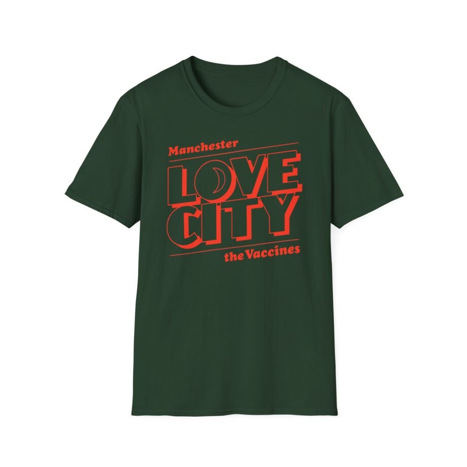 The Vaccines Love City Unisex Softstyle T-Shirt