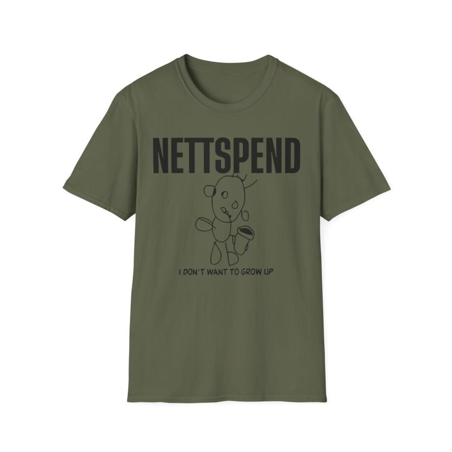 Nettspend I Dont Want to Grow Up Unisex Softstyle T-Shirt