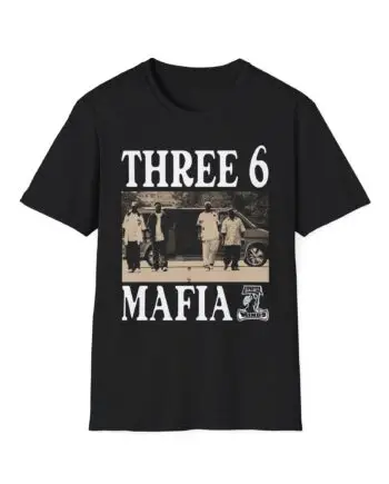 Three 6 Mafia Ridin Spinners Unisex Softstyle T-Shirt