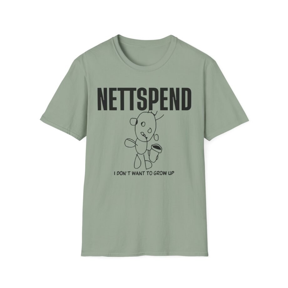Nettspend I Dont Want to Grow Up Unisex Softstyle T-Shirt