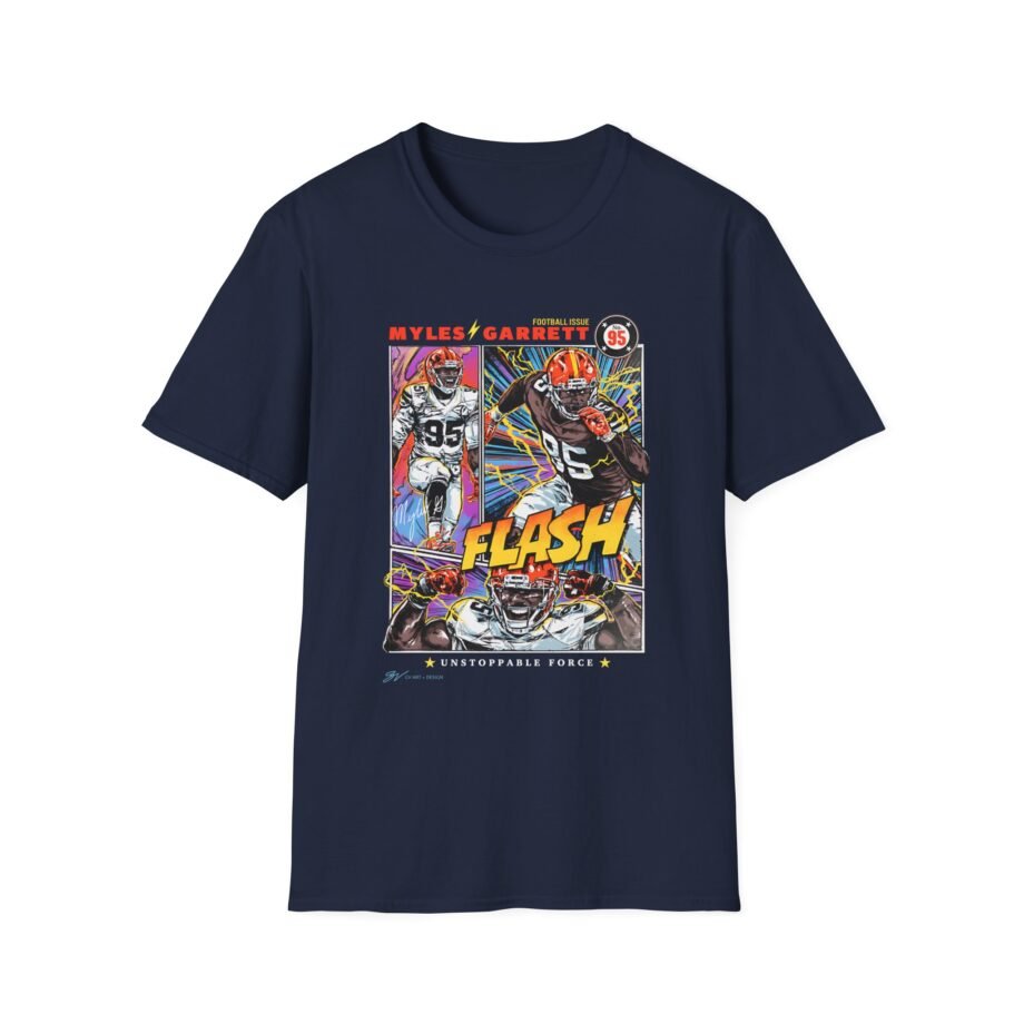 Myles Garrett Flash Garrett Original Canvas Unisex Softstyle T-Shirt