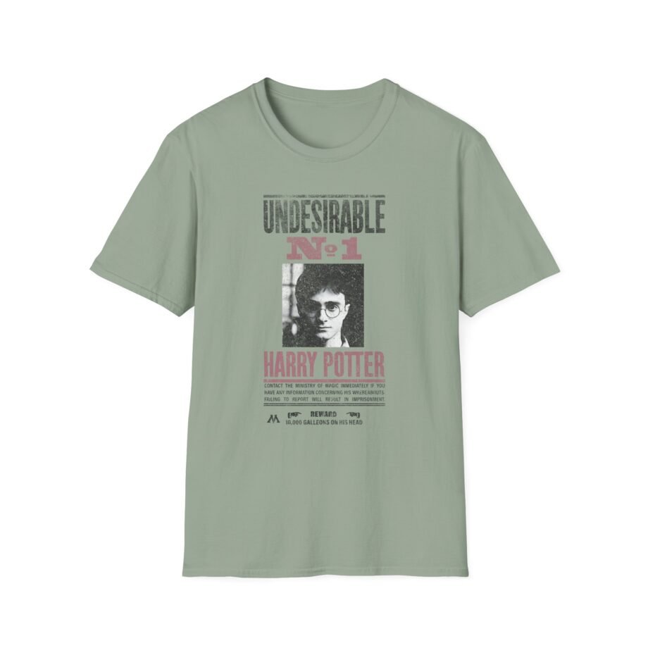 Harry Potter Undesirable No 1 Distressed Unisex Softstyle T-Shirt