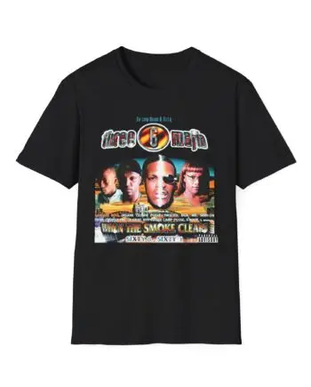 Three 6 Mafia When the Smoke Clears Unisex Softstyle T-Shirt