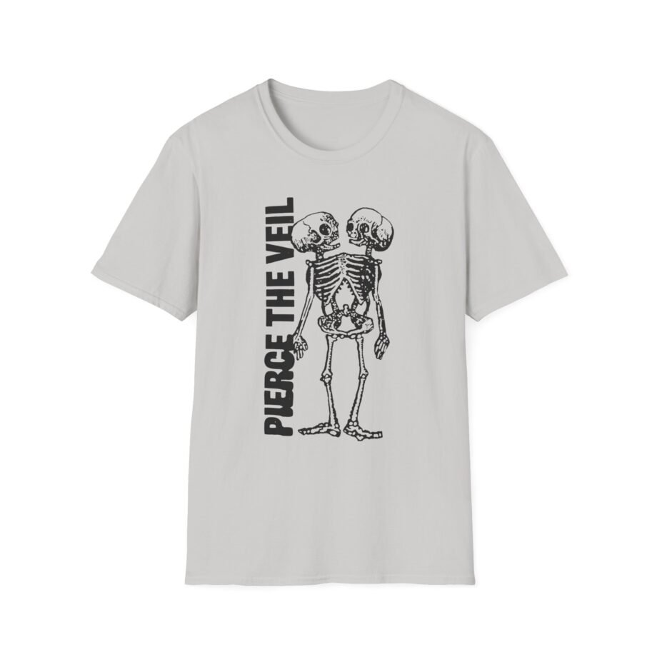 Pierce the Veil Tan Conjoined Skeleton Unisex Softstyle T-Shirt