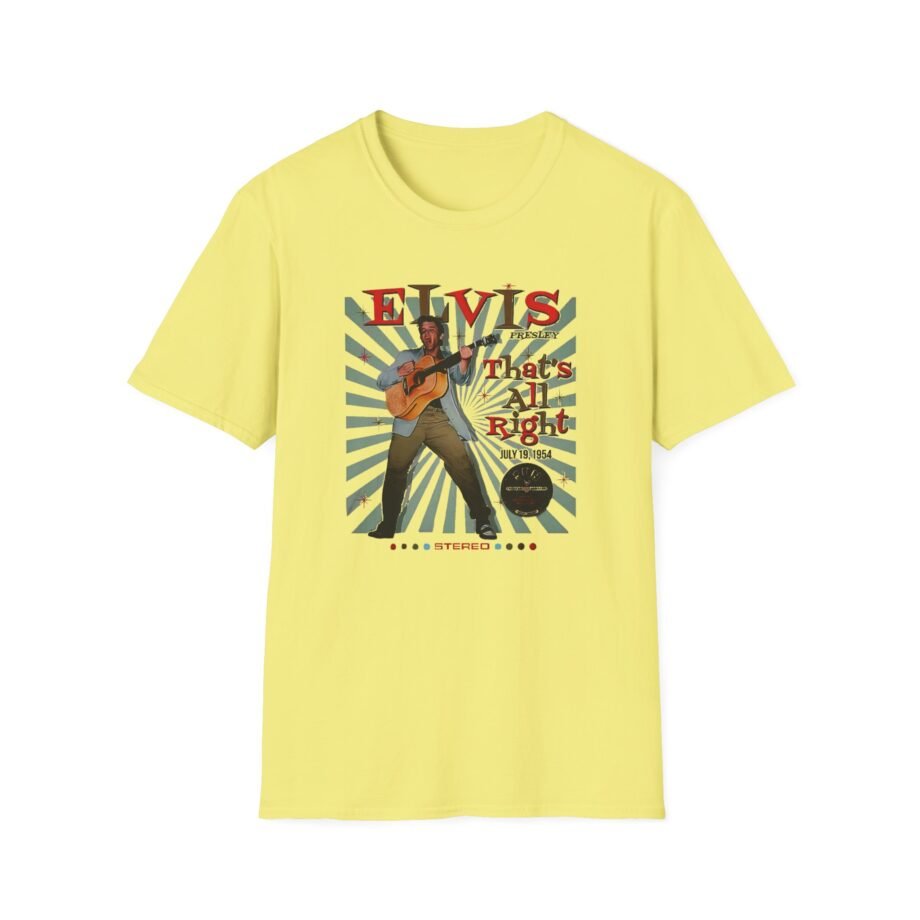 Sun Records Elvis That's All Right Unisex Softstyle T-Shirt