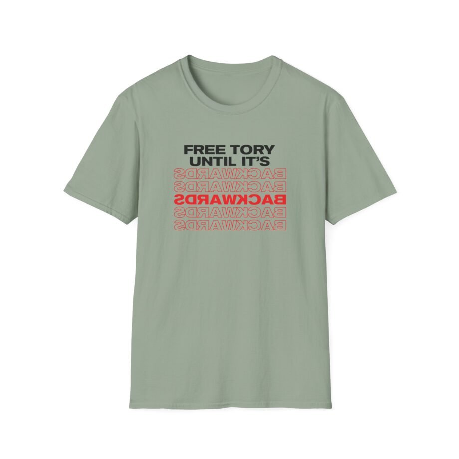 Tory Lanez Free Tory Backwards Unisex Softstyle T-Shirt