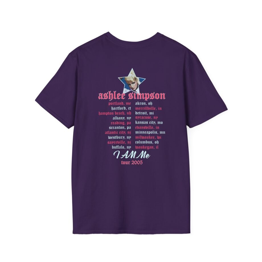 Ashlee Simpson 2005 Ashlee Simpson I Am Me Concert Tour Unisex Softstyle T-Shirt