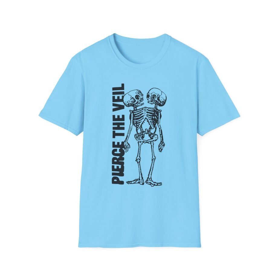 Pierce the Veil Tan Conjoined Skeleton Unisex Softstyle T-Shirt