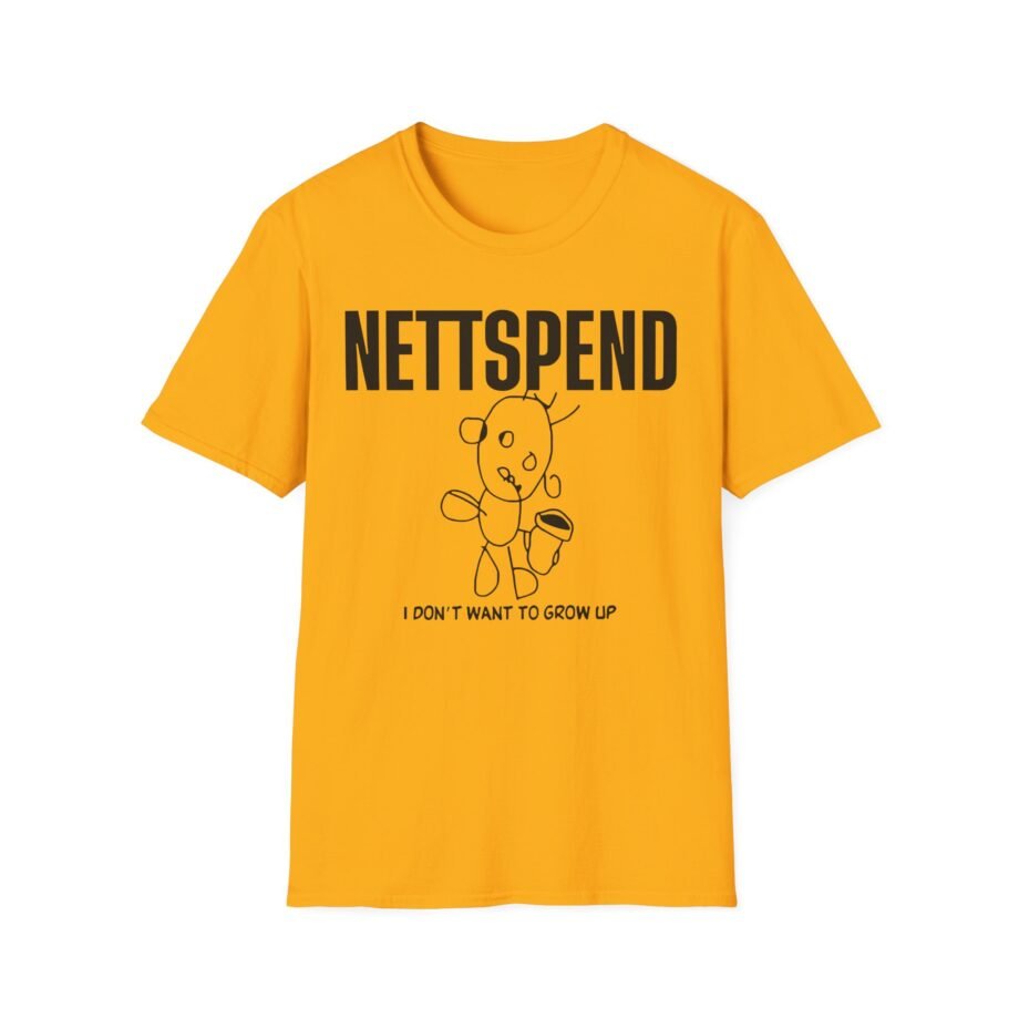 Nettspend I Dont Want to Grow Up Unisex Softstyle T-Shirt