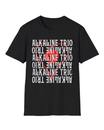 Alkaline Trio Heartskull Repeat Logo Unisex Softstyle T-Shirt