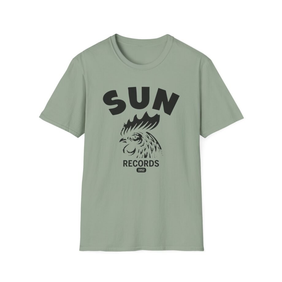 Sun Records Gritty Rooster Ringer Unisex Softstyle T-Shirt
