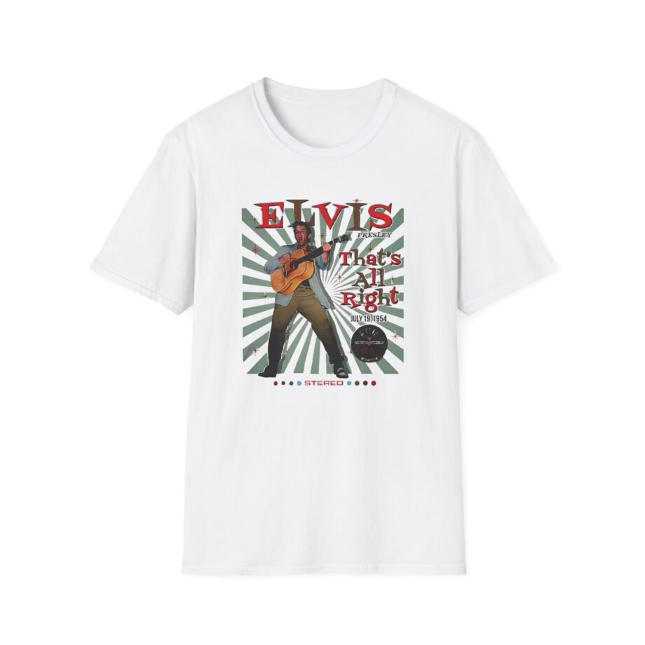 Sun Records Elvis That's All Right Unisex Softstyle T-Shirt