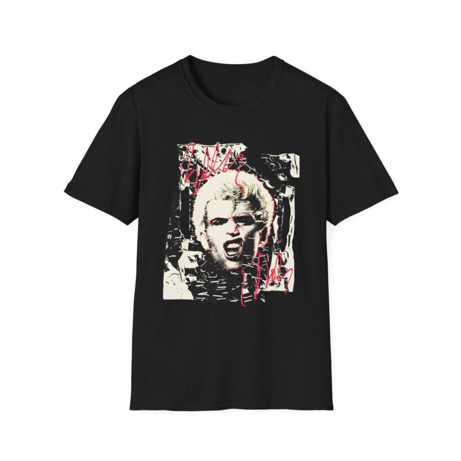 Billy Idol Shattered Photo Unisex Softstyle Shirt
