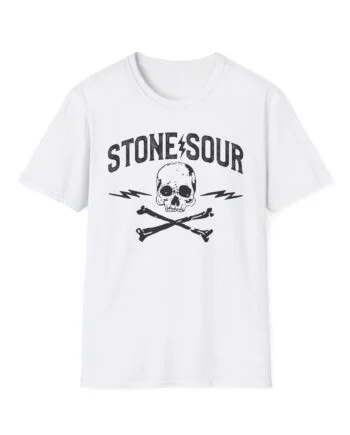 Stonesour Cross Bones 3/4 Raglan Unisex Softstyle T-Shirt