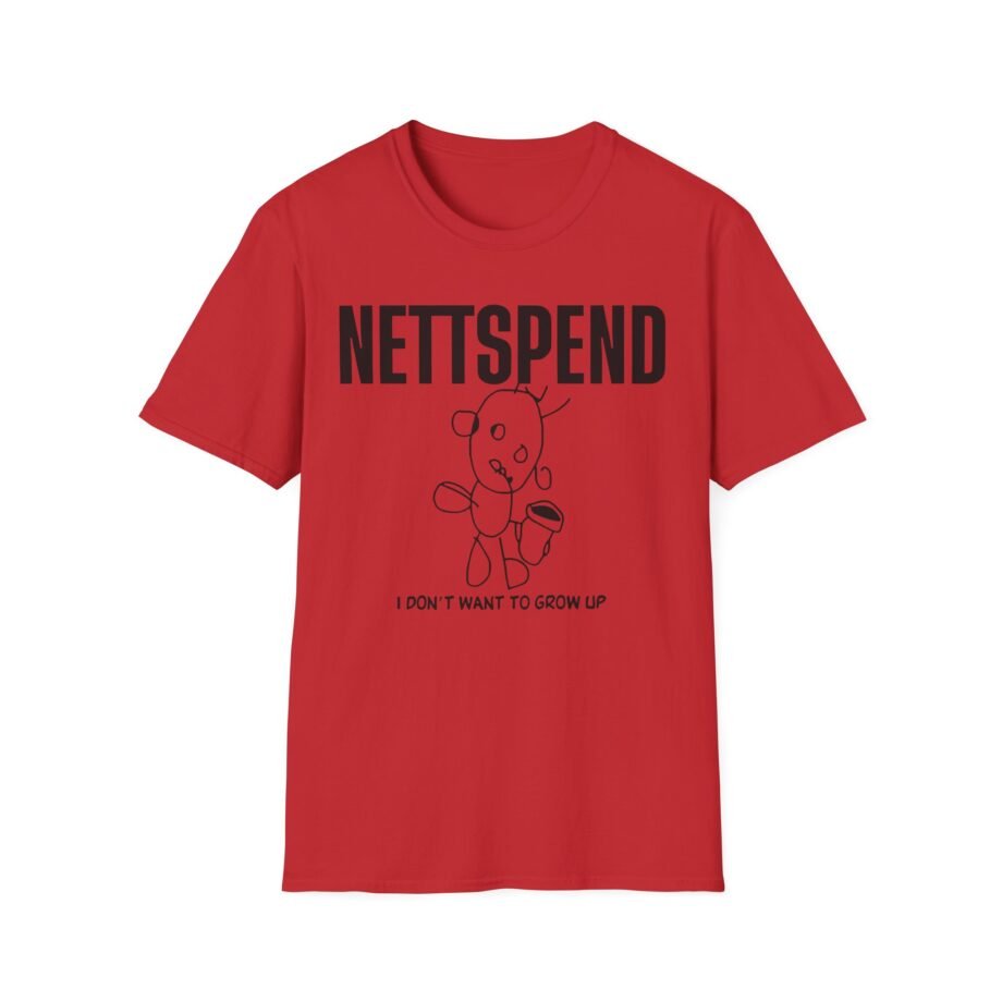 Nettspend I Dont Want to Grow Up Unisex Softstyle T-Shirt